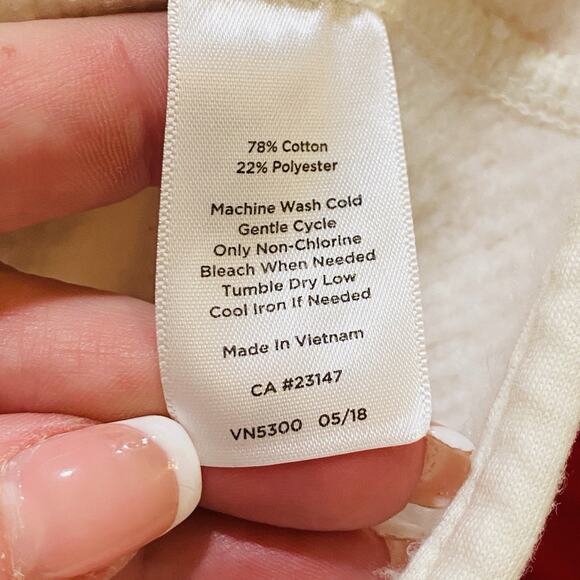 T Talbots Vest Womens L Ivory Quilted Button Front Pockets Classic Minimalist - Picture 4 of 5